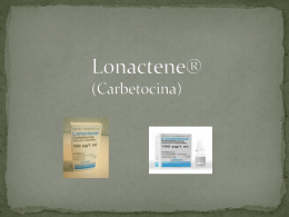 Lonactene (Carbetocina)