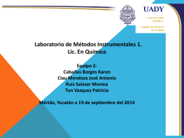 Universidad Autónoma de Yucatán Faculta de Química