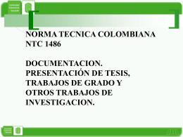ICONTEC NORMA TÉCNICA COLOMBIANA NTC 4490