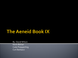The Aeneid Book IX - Lake