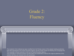 Grade 2: Fluency - Durham Public Schools`