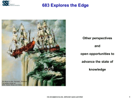 SDOE 780 Engineering of Agile Systems and