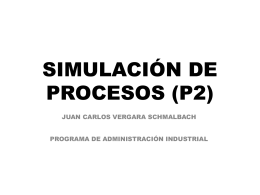 SIMULACIÓN DE PROCESOS (P2)