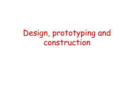 PowerPoint Presentation - Design, prototyping and