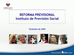 Diapositiva 1 - Subsecretaría de Previsión Social