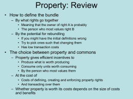 Property: Review - David D. Friedman`s Home Page