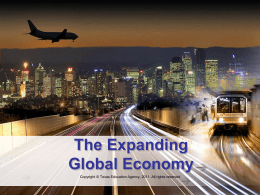 The Expanding World Economy