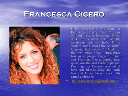 Francesca Cicero