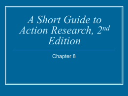 A Short Guide to Action Research, 2nd Edition