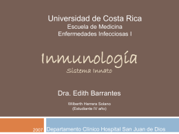 Inmunología I