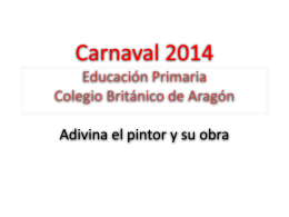 Carnaval 2014 Educación Primaria Colegio Británico