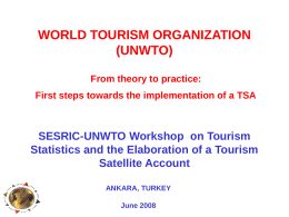 High-level technical seminar on Tourism Statistics