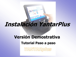 Instalación Yantar Plus