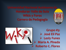 wikis - Infopeda Unah-VS
