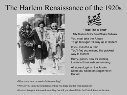 Harlem Renaissance Dancing