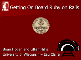 Rails presentation - Princeton University