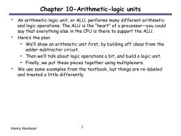 Arithmetic-Logic Units