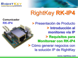 RightKey S.A. -- Presentación Comercial