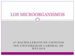 LOS MICROORGANISMOS - Universidad Laboral de