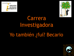 Carrera Investigadora en España