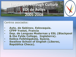Diapositiva 1 - Escuela Oficial de Idiomas de