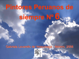 6 PINTORES PERUANOS Nº 6