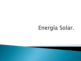 Energía Solar.