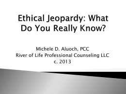 The Ethics Game: How Much Do You Know?