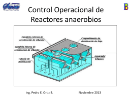 Control Operacional de Reactores anaeróbios