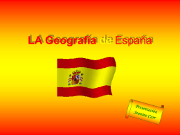 LA Geografía de España