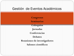 Eventos Académicos - Universidad de la República