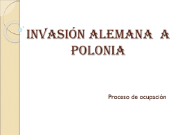 INVASIóN ALEMANA A POLONIA