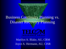 Emergency Preparedness - Telcom Insurance Group