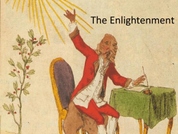 Introduction to the Age of the Enlightenment