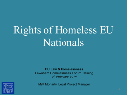 The Rights of EEA National Victims of Human
