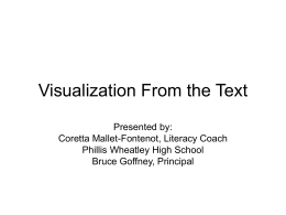 Visualization from the text