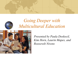 Adding Multicultural Education in Classrooms