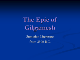 The Epic of Gilgamesh - Partain`s English Class