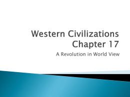 Western Civilizations Chapter 17