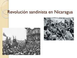 Revolución sandinista en Nicaragua