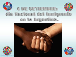 Día del Inmigrante