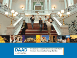 DAAD - International Programs