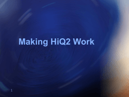 HiQ2 - GaPSC
