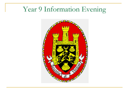 Year 9 Information Evening