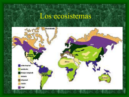 Los ecosistemas - Colegio Público Juan de Vallejo