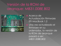 Versión de la ROM de arranque: MB31.008E.B02