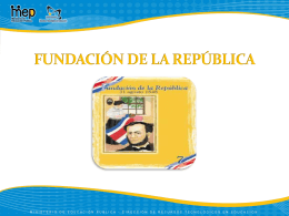 FUNDACIÒN DE LA REPUBLICA 31 DE AGOSTO DE 1848