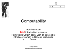 Computability - State University of New York at