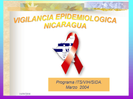 SEROPOSITIVOS/CASOS/FALLECIDOS POR VIH/SIDA