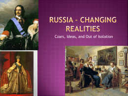 Russia – Changing Realities